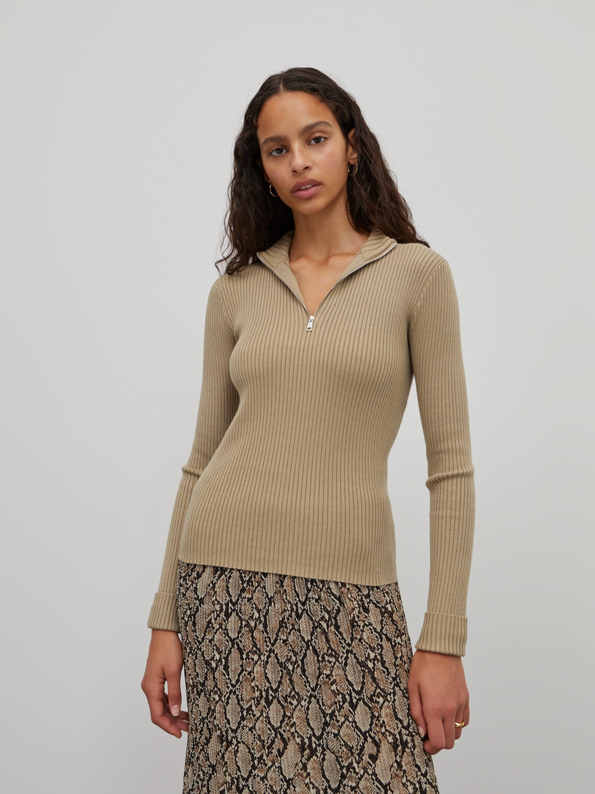 EDITED Produits Pull-over 'Alison' kaki
