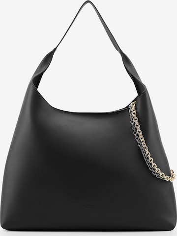 Borsa a spalla 'Lainio ' di Seidenfelt Manufaktur in nero: frontale