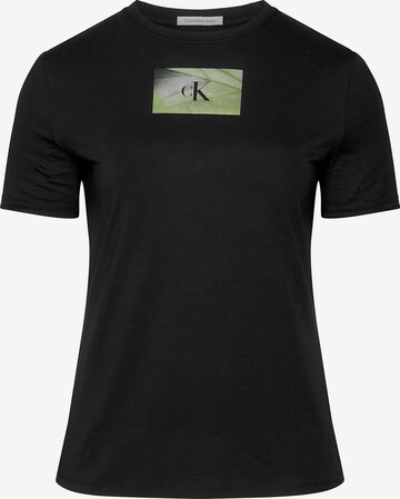 T-shirt Calvin Klein Jeans en noir : devant