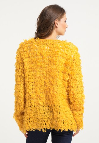 IZIA Knit Cardigan in Yellow