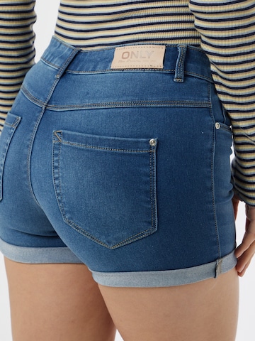 ONLY Regular Shorts 'Royal' in Blau