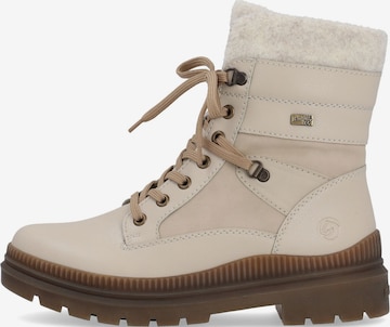 REMONTE Schnürstiefelette in Beige