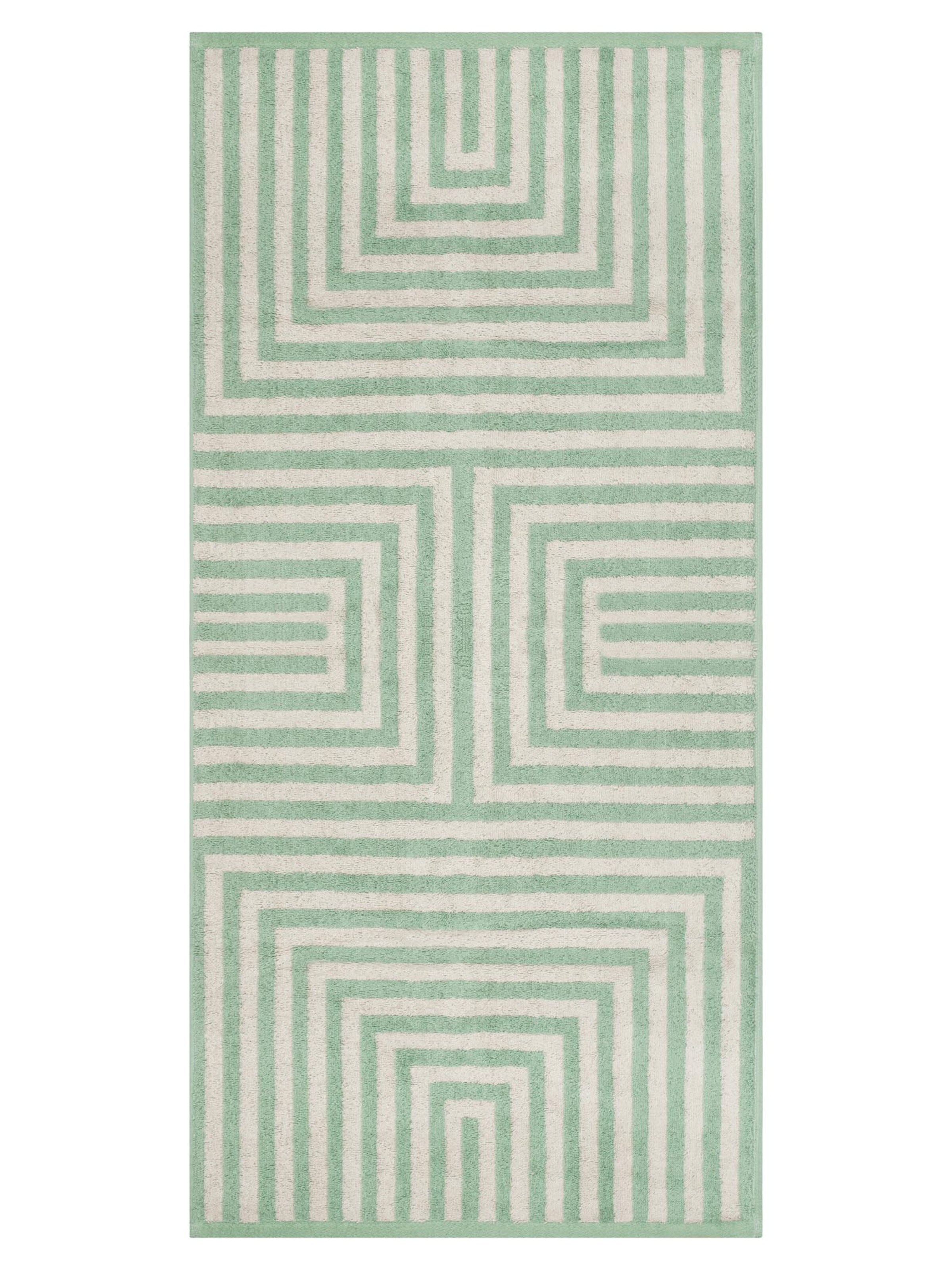 ROSS Towel 'Grafik' in Green