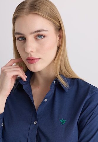 Chemisier Felix Hardy en bleu