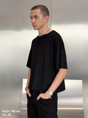 ENRAGE Shirt 'RIB BAGGY TEE' in Black