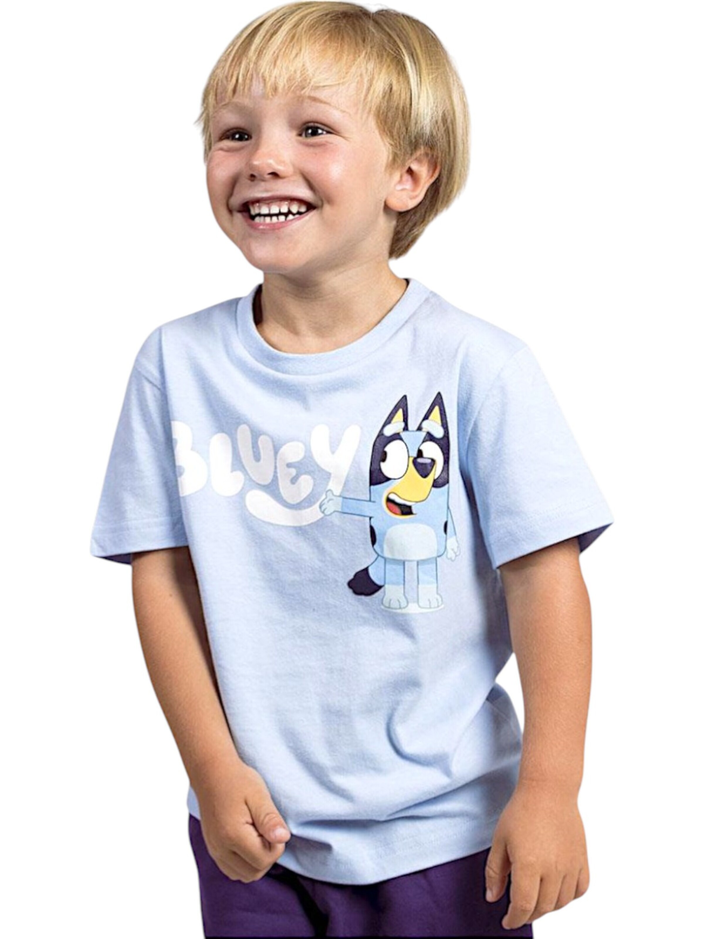 Bluey Shirt 'Bluey' in Blue: front
