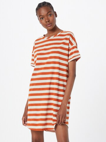 QS Shirt in Oranje: voorkant