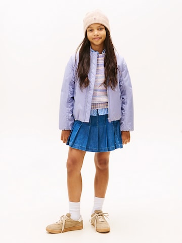 TOMMY HILFIGER Kurtka przejściowa 'Essential' w kolorze fioletowy