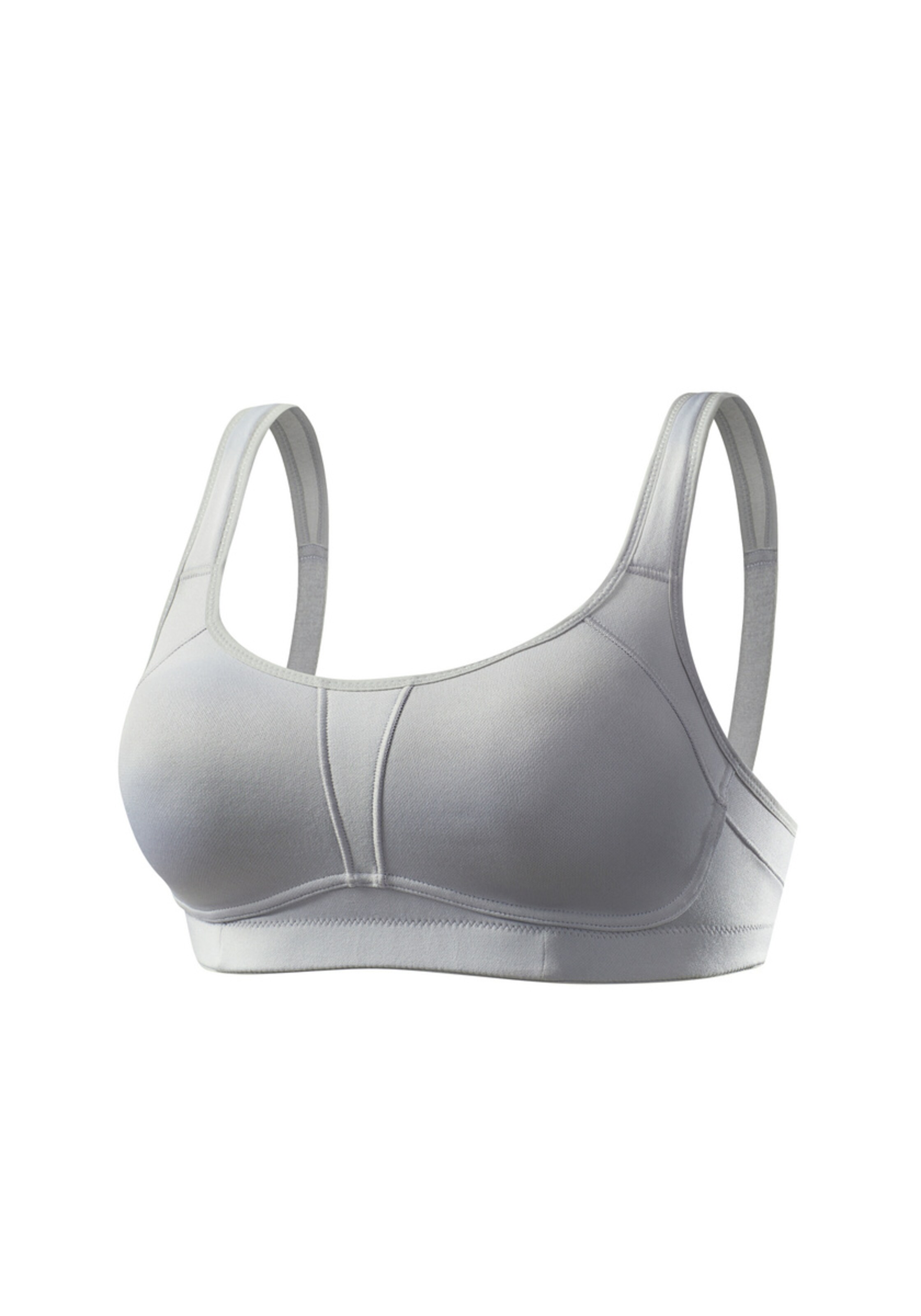 LASCANA Bralette Sports Bra in Grey: front