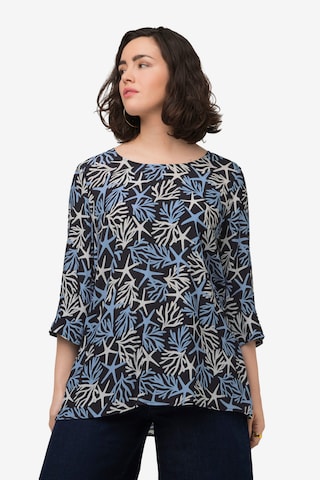 Ulla Popken Blouse in Blauw: voorkant