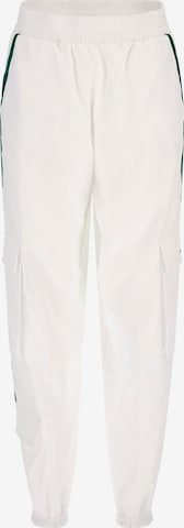 GUESS Cargo Pants in White: front