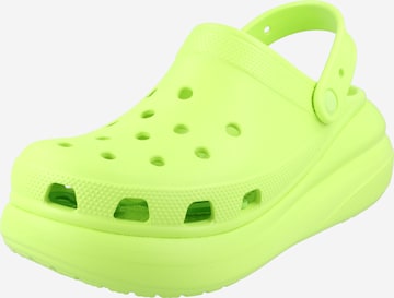 Crocs Clogs 'Classic Crush' i grønn: forside