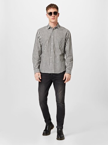 Marc O'Polo Regular fit Button Up Shirt in Black