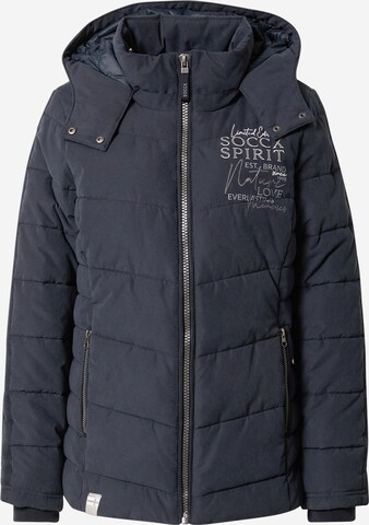 Soccx Winter Jacket in Grey: front