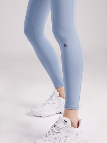 Hurley Skinny Workout Pants in Blue