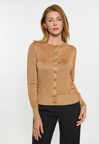 Cardigan usha BLACK LABEL en marron : devant