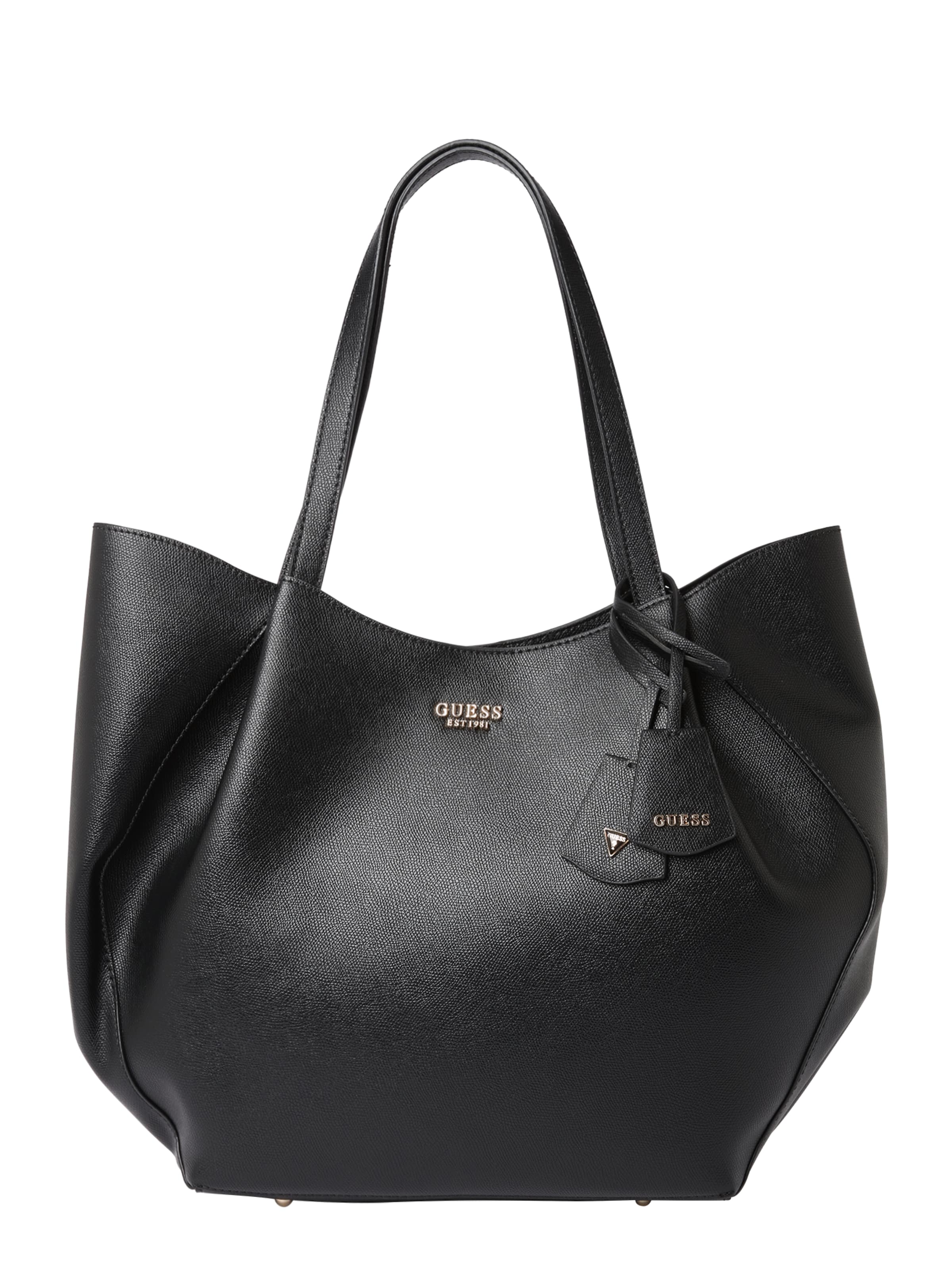 GUESS Shopper &#x27;Amorette 2 In 1 Tote&#x27; in Black: front
