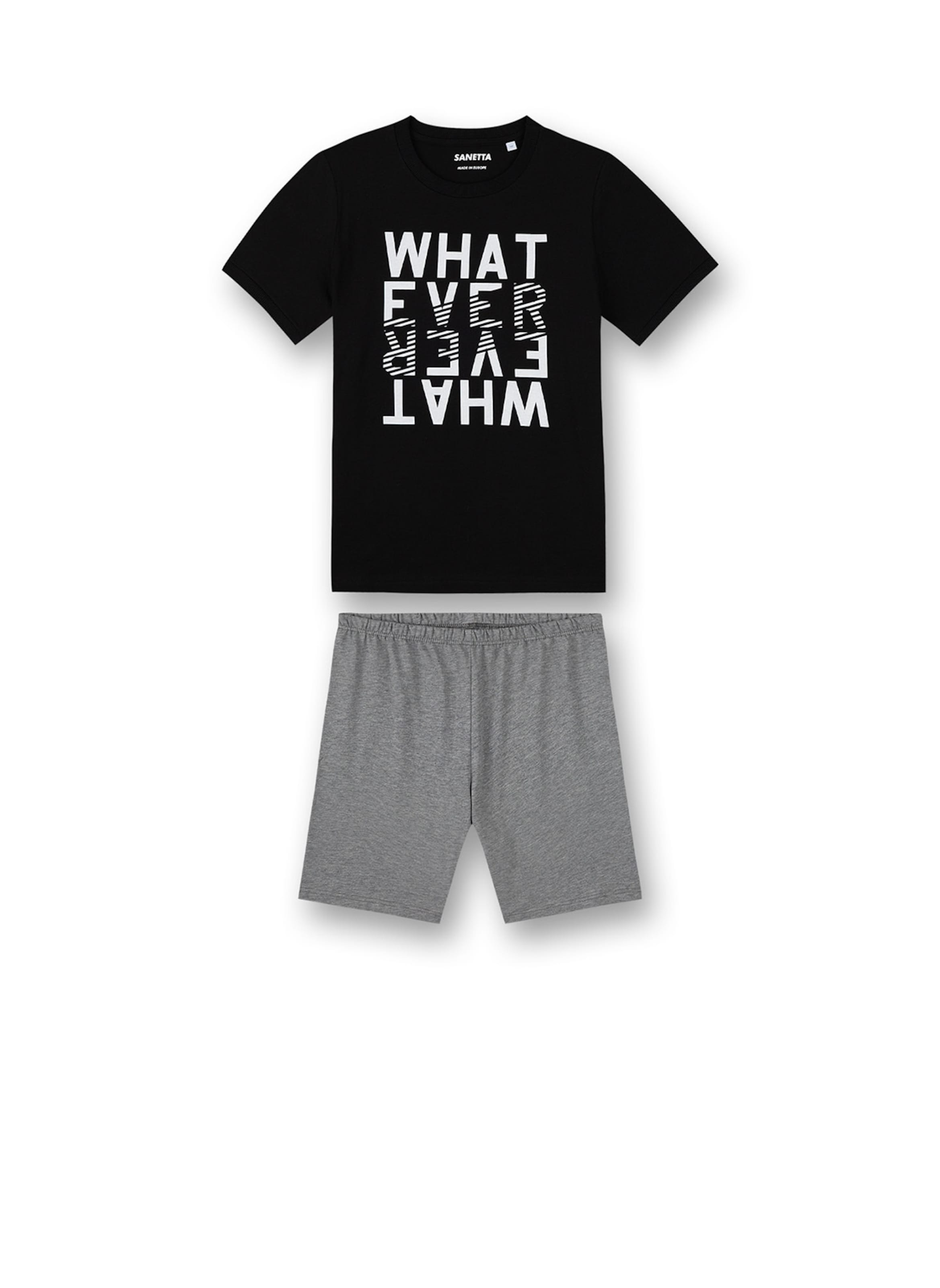 Sanetta Piżama w kolorze szary: przód