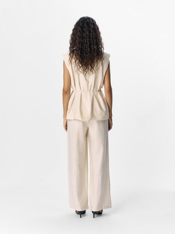 Loosefit Pantaloni di OBJECT in bianco