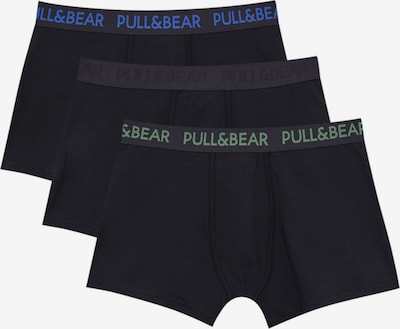 Pull&Bear Bokserki w kolorze niebieski / jabłko / czarnym, Podgląd produktu