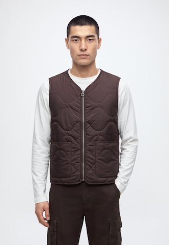 Gilet di s.Oliver in marrone: frontale