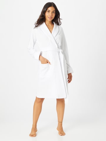 Lauren Ralph Lauren Банный халат длинный в Белый: спереди