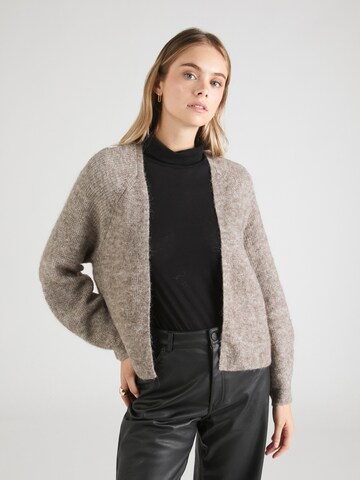 Lindex Knit Cardigan 'Mandy' in Brown: front