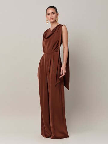 Sável Jumpsuit 'Erica' i brun