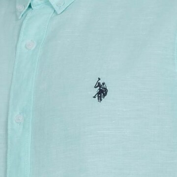 U.S. POLO ASSN. Regular fit Button Up Shirt in Blue