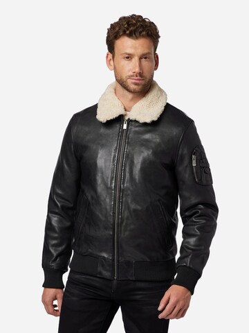 Veste mi-saison 'M-Bomber' RICANO en noir : devant