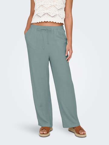 ONLY Wide leg Trousers 'ONLSIESTA' in Blue: front