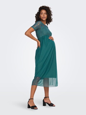 Only Maternity Dress in Green: front