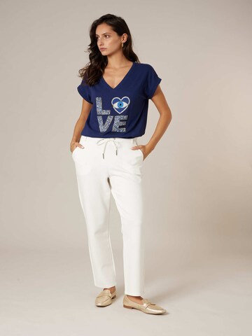 Regular Pantalon Deeluxe en blanc