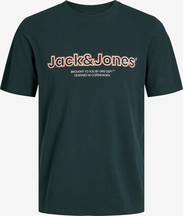 T-Shirt 'LAKEWOOD' JACK & JONES en vert : devant