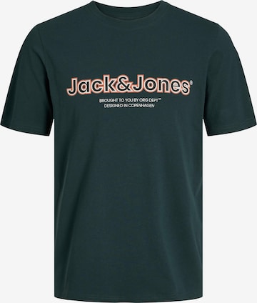 JACK & JONES Koszulka 'LAKEWOOD' w kolorze zielony: przód