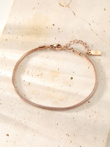 Hey Happiness Armband 'Snake Wave' in Gold