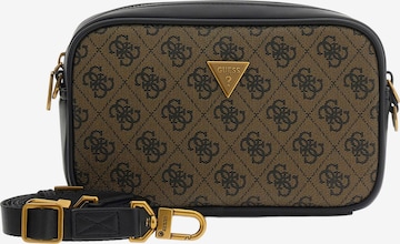 GUESS Axelremsväska 'MILANO' i brun: framsida