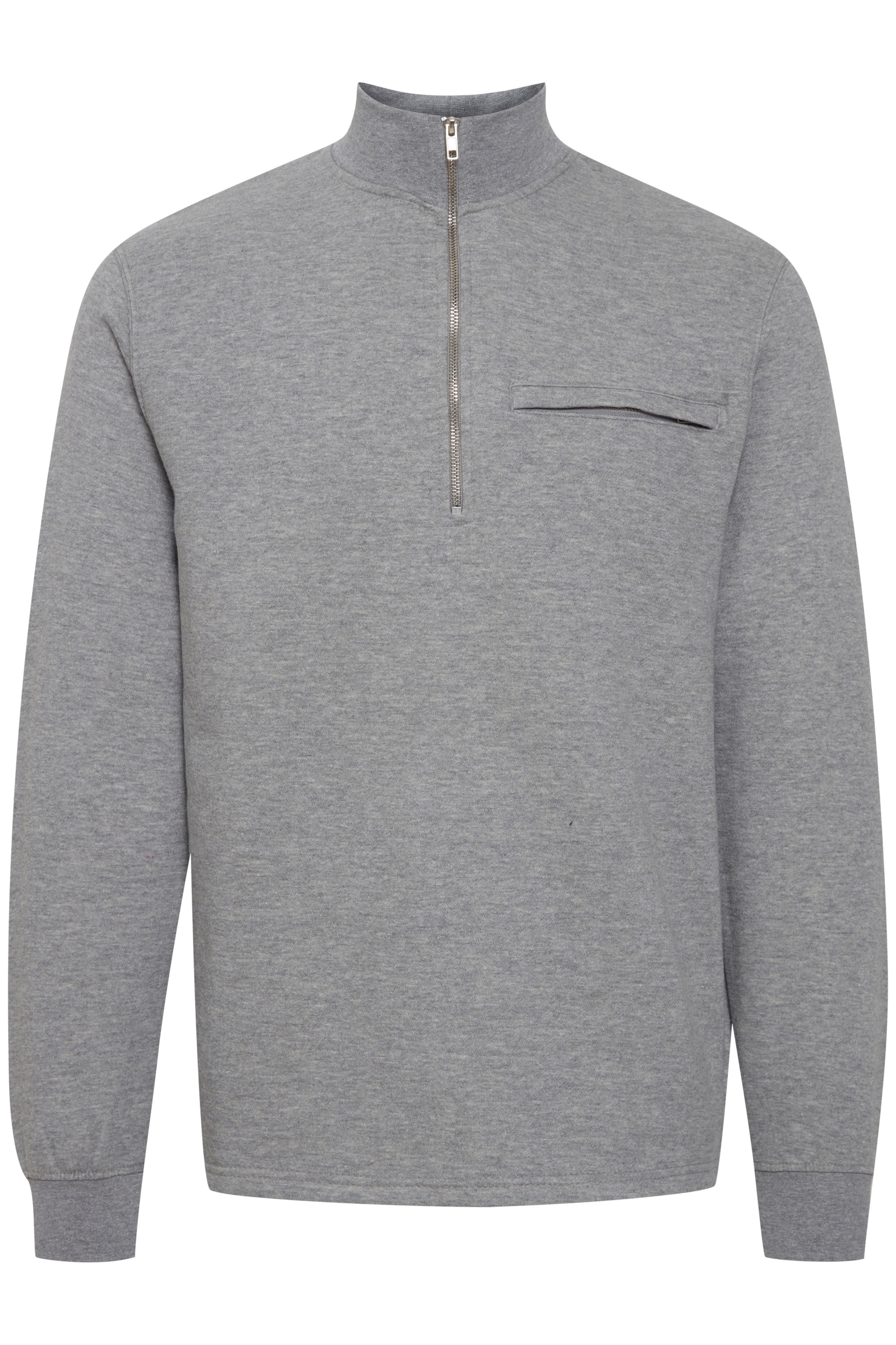 !Solid Sweatshirt 'Vagn' in Grau: Vorderseite