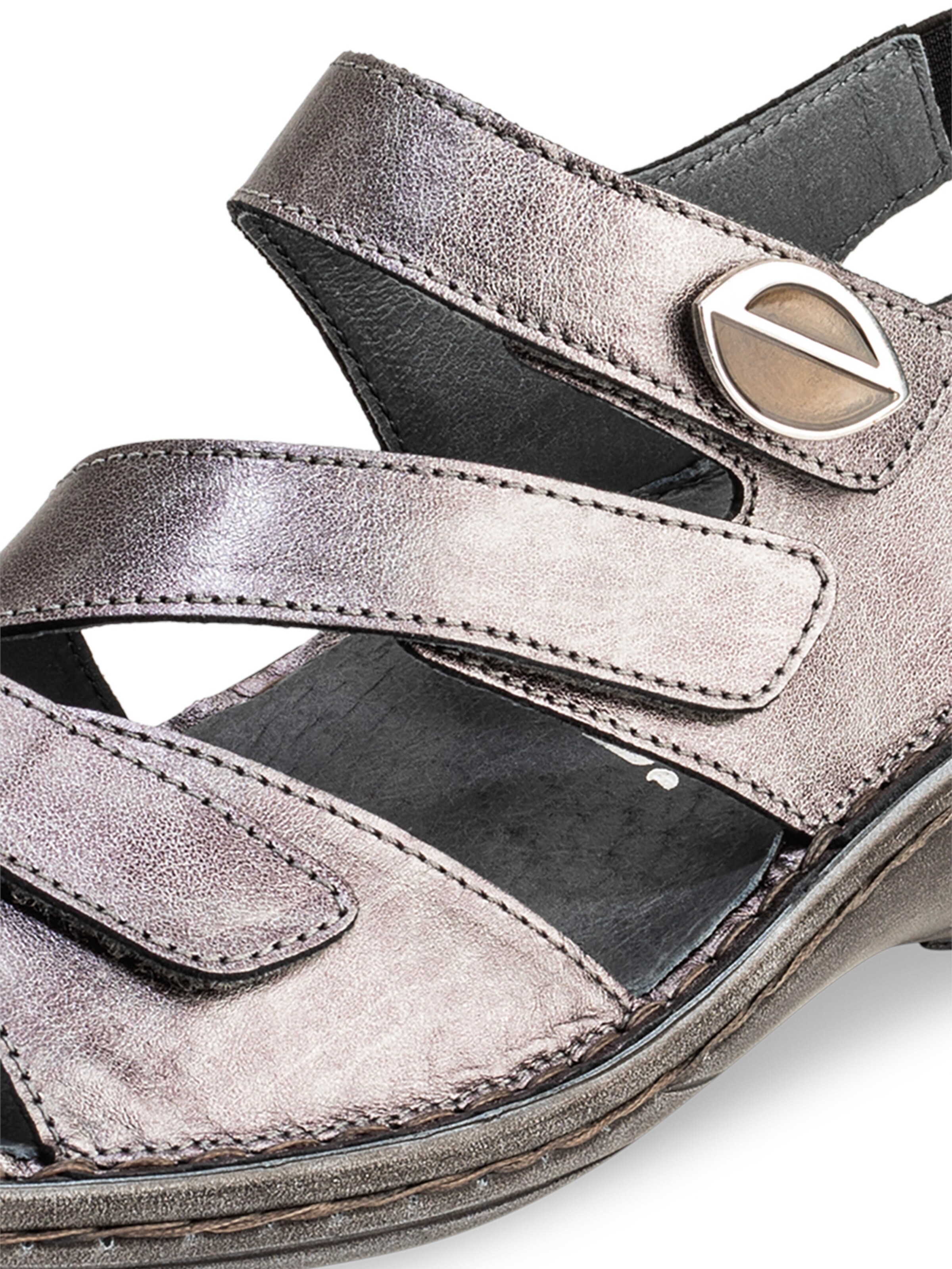 VITAFORM Strap sandal in Grey