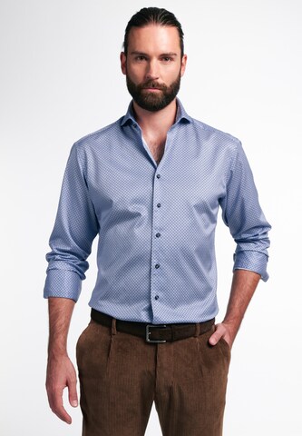 ETERNA Regular fit Business Shirt in Blue: front