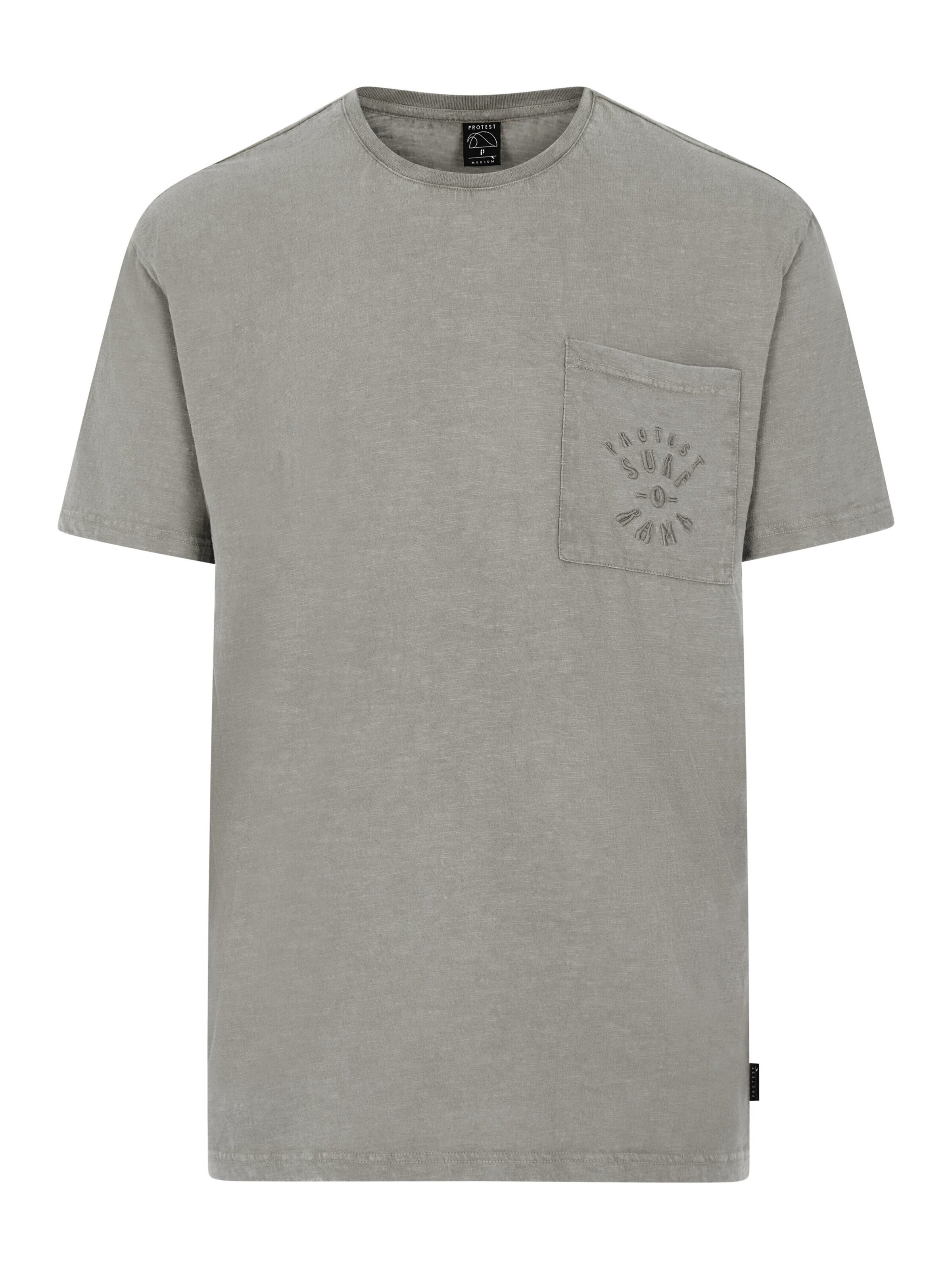 PROTEST Shirt 'PRTFarrel' in Grey: front