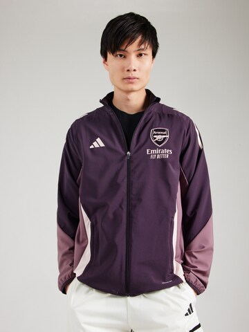 ADIDAS PERFORMANCE Trainingsjack 'AFC PRE' in Lila: voorkant