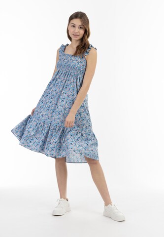 MYMO Summer dress in Blue: front