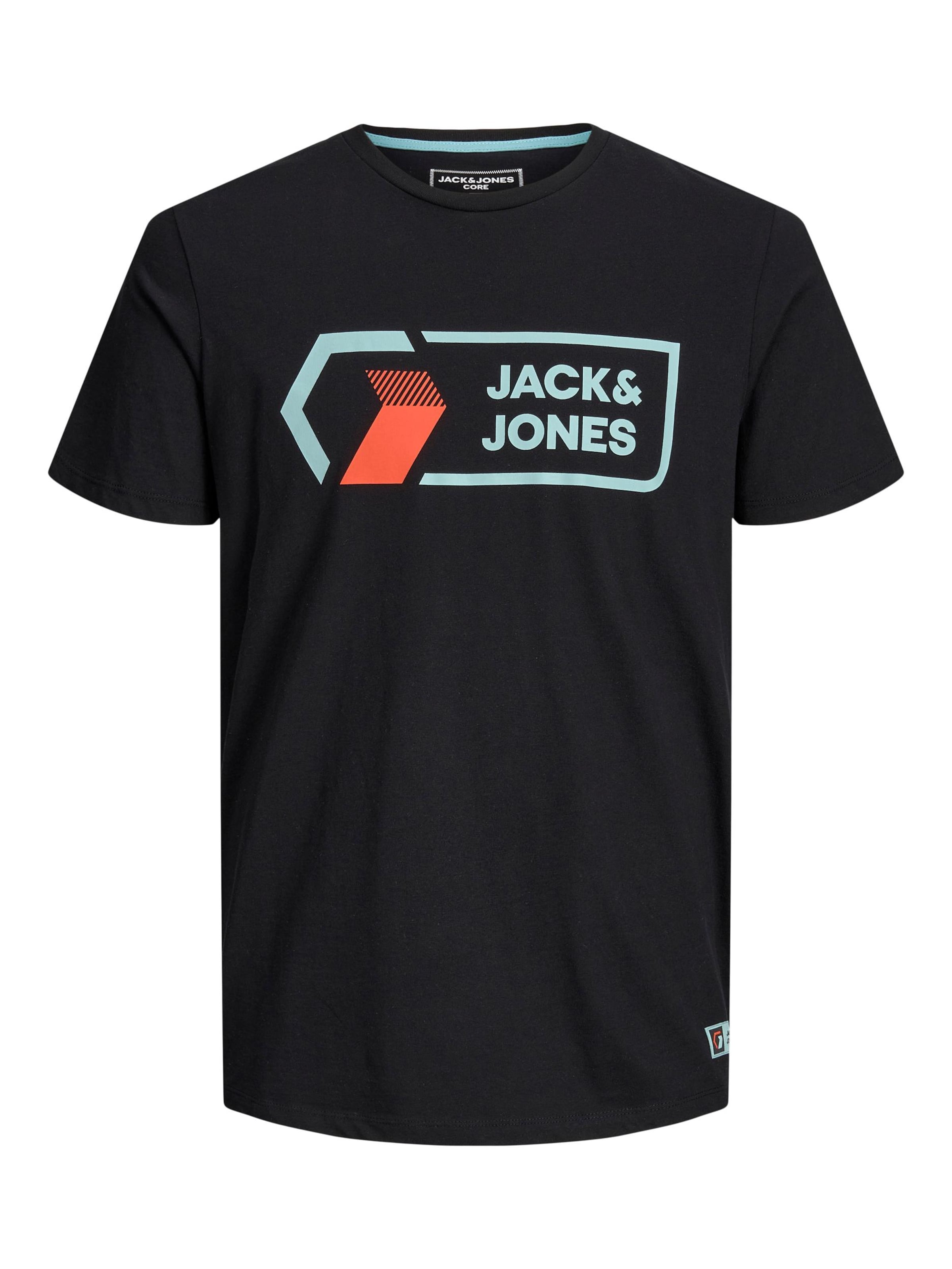 JACK & JONES Shirt 'Logan' in Black: front