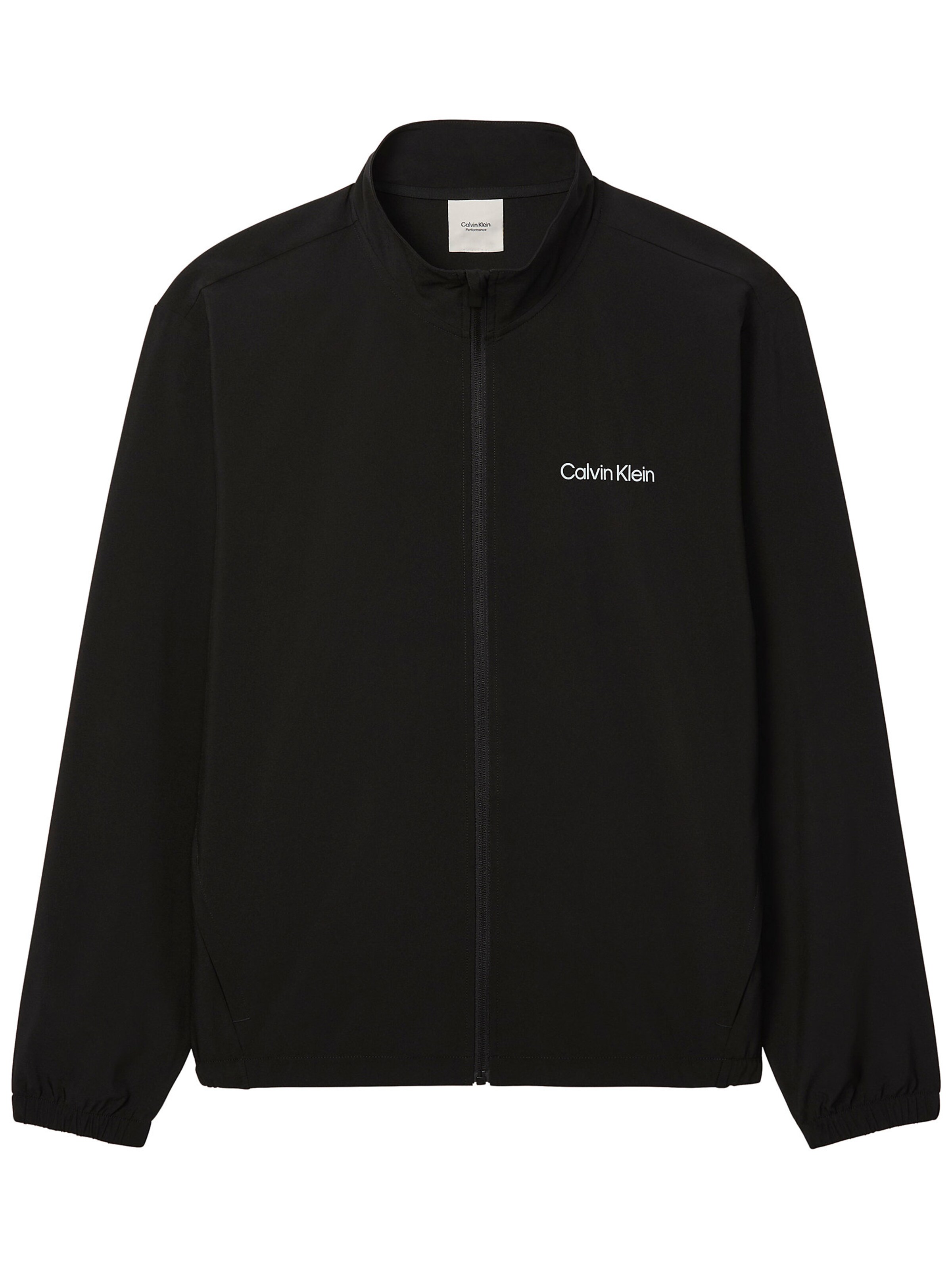 Calvin Klein Sport Sweatjacke in Schwarz: Vorderseite