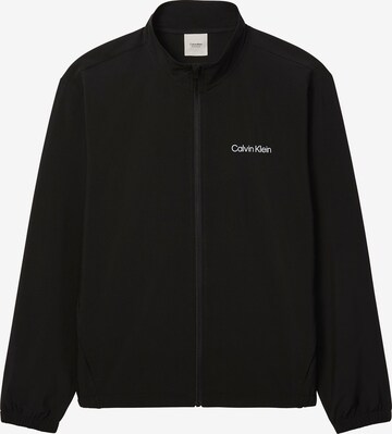 Calvin Klein Sport Sweatjacke in Schwarz: Vorderseite