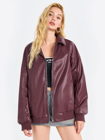 Imily Bela Prechodná bunda - Červená: predná strana