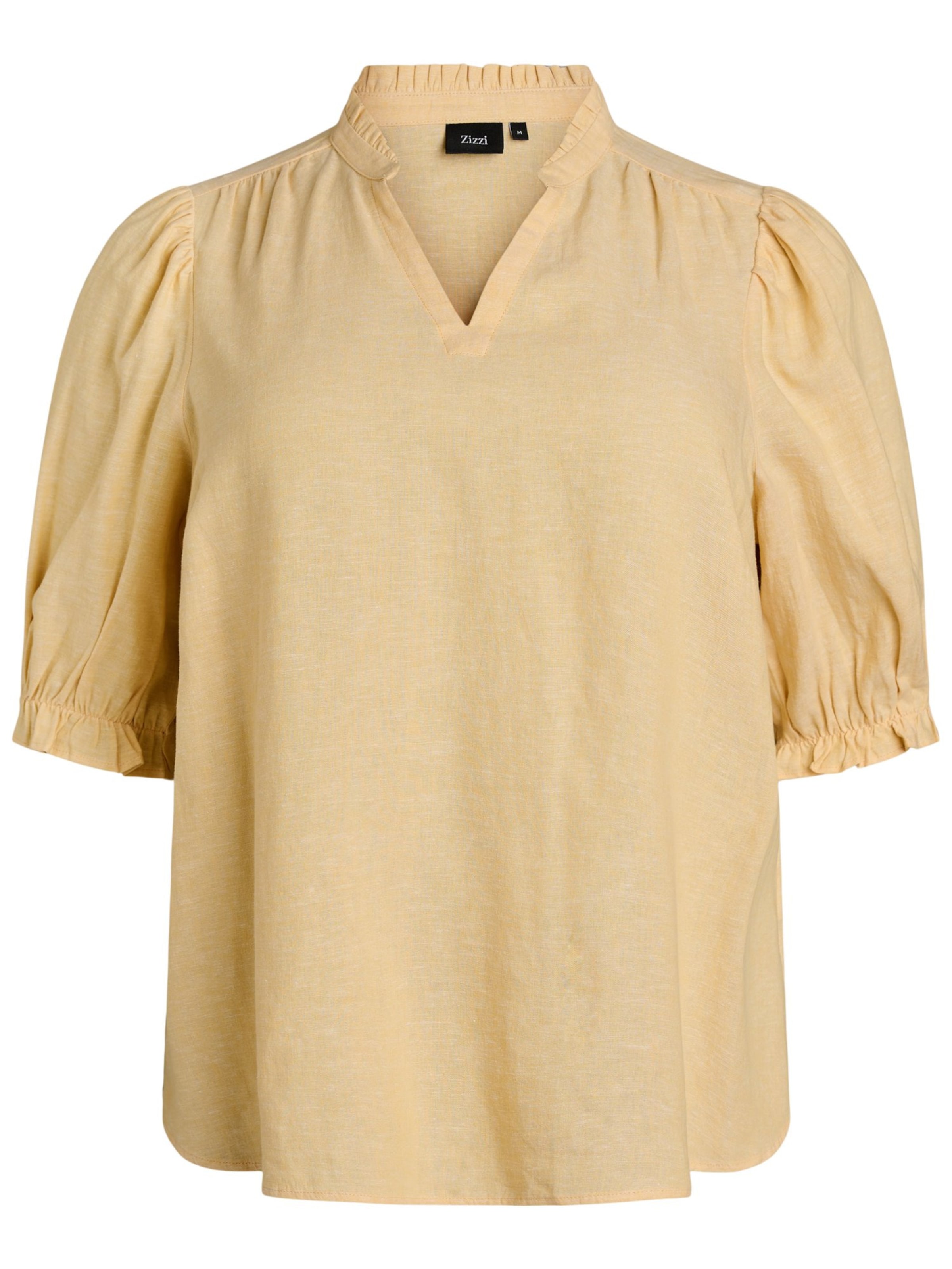 Zizzi Блузка 'Lina' в Желтый: спереди