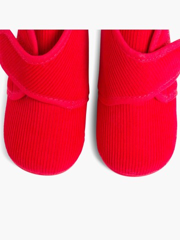 Pisamonas - Zapatillas de casa en rojo