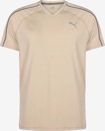 PUMA Performance Shirt in Beige: front